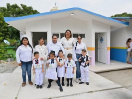 OBED MÉNDEZ ENTREGA NUEVOS SANITARIOS EN EL JARDÍN DE NIÑOS “ANA MARÍA URRUTIA”