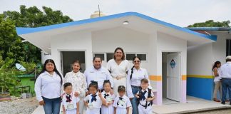 OBED MÉNDEZ ENTREGA NUEVOS SANITARIOS EN EL JARDÍN DE NIÑOS “ANA MARÍA URRUTIA”