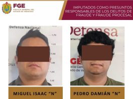 DETIENEN A DOS PRESUNTOS IMPLICADOS EN EL DENOMINADO “CÁRTEL INMOBILIARIO” DE VERACRUZ