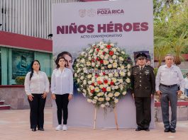 POZA RICA HONRA LA MEMORIA DE LOS NIÑOS HÉROES A 179 AÑOS DE LA GESTA HEROICA DE CHAPULTEPEC