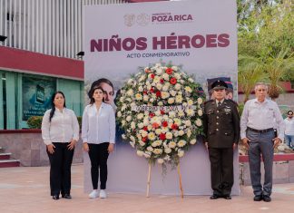 POZA RICA HONRA LA MEMORIA DE LOS NIÑOS HÉROES A 179 AÑOS DE LA GESTA HEROICA DE CHAPULTEPEC